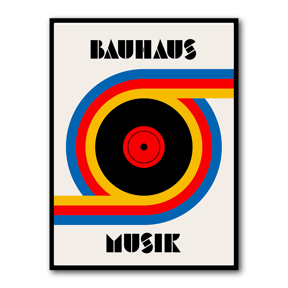 Bauhaus Musik Vinyl Wall Art